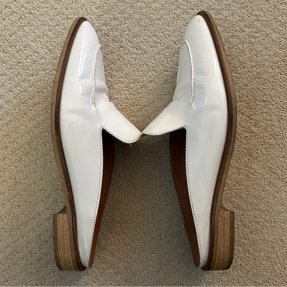 Everlane The Modern Loafer Mule Patent Leather White 8 - Picture 5 of 7